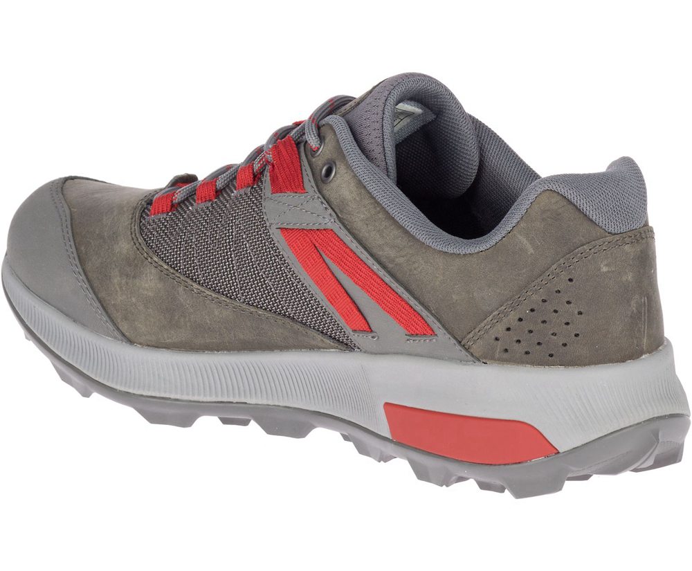 Tenis Homem - Merrell Zion - Cinzentas/Vermelhas - KYI956341